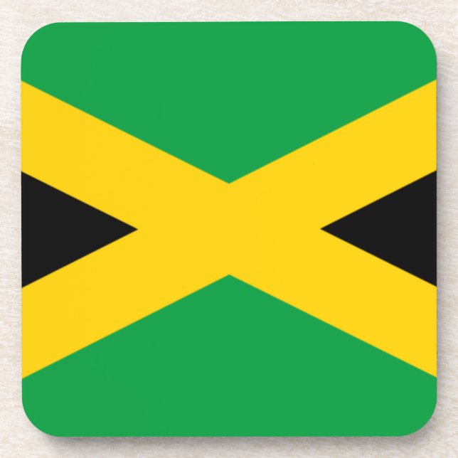Dessous-de-verre Drapeau de la Jamaïque (Devant)