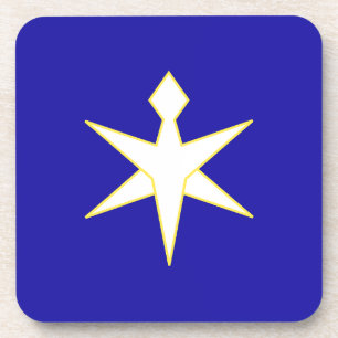Dessous-de-verre Drapeau de la préfecture de Chiba, Japon