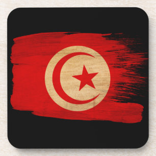 Dessous-de-verre Drapeau de la Tunisie