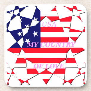 Dessous-de-verre Drapeau des États-Unis d'Amérique