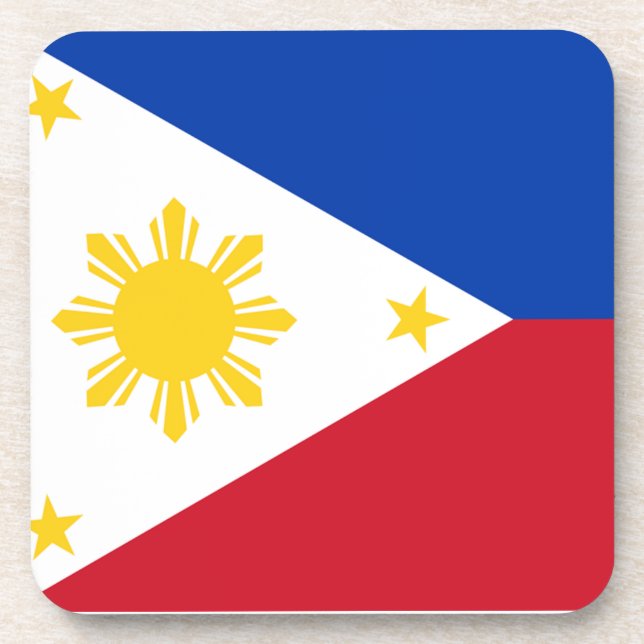 Dessous-de-verre Drapeau des Philippines (Devant)
