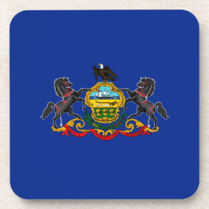 Dessous-de-verre Drapeau d'État de Pennsylvanie Décor design