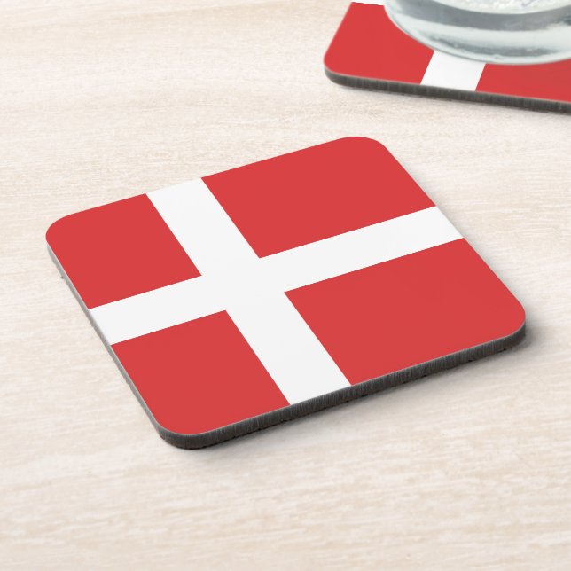 Dessous-de-verre Drapeau du Danemark (Côté gauche)