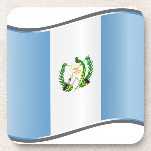 Dessous-de-verre Drapeau du Guatemala (Devant)
