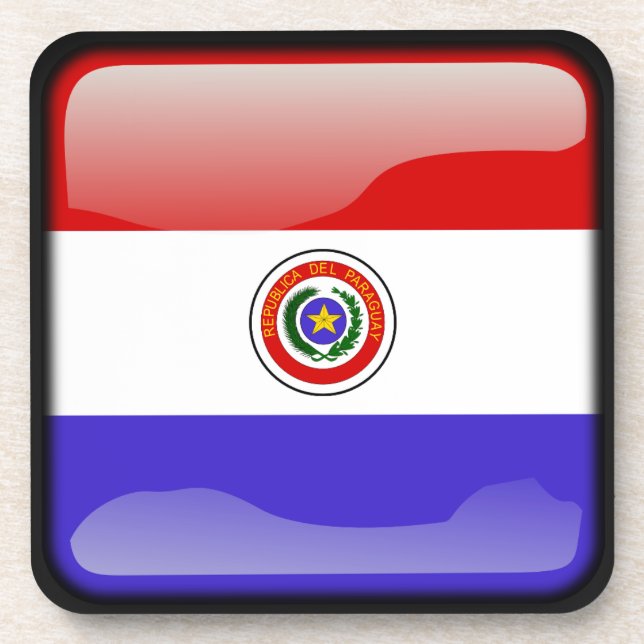 Dessous-de-verre Drapeau du Paraguay (Devant)