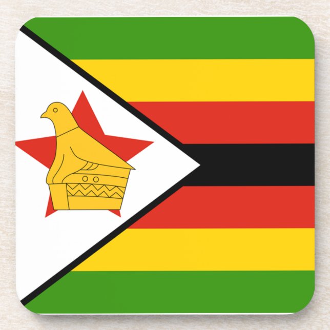 Dessous-de-verre Drapeau du Zimbabwe (Devant)