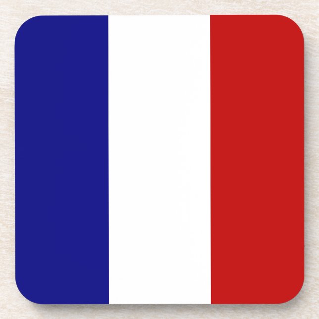 Dessous-de-verre Drapeau français (Devant)