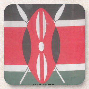 Dessous-de-verre Drapeau Harambe vintage Kenya