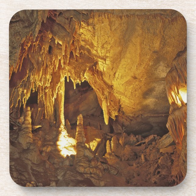 Dessous-de-verre Drapery Room, Mammoth Cave National Park (Devant)