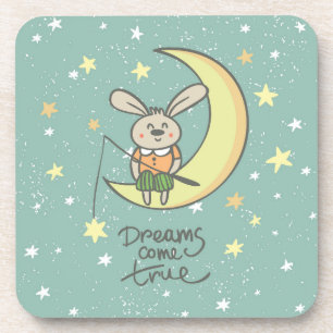 Dessous-de-verre Dreams Come True   Bunny on the Moon