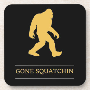 Dessous-de-verre Drôle de Big Foot Parti en Squatchin Sasquatch