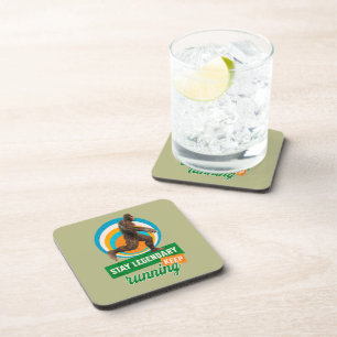 Dessous-de-verre Drôle de motivation de course de Bigfoot