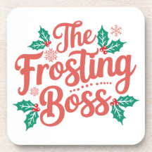 Drôle Noël Beverage Coaster