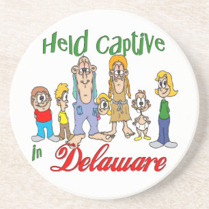 Dessous de verre drôles de grès de terrain de