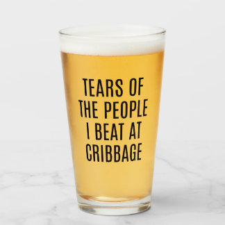 Dessous de verre drôles pour cribbage Larmes des g