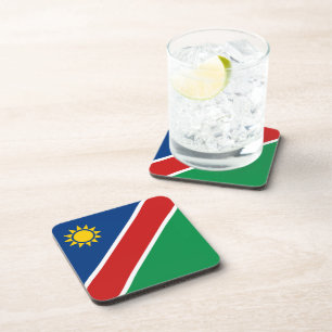 Dessous de verre du drapeau de Namibie
