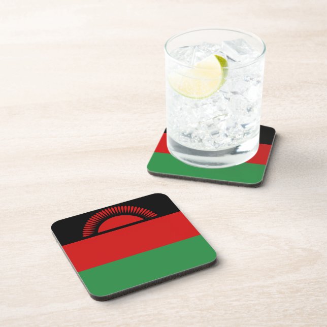 Dessous de verre du drapeau du Malawi (Côté Droit)