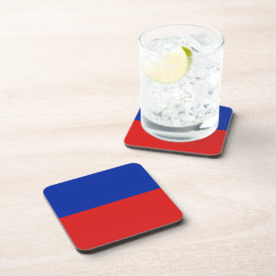 Dessous de verre du drapeau haïtien