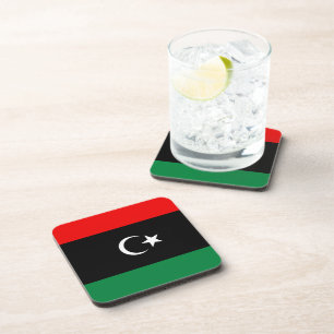 Dessous de verre du drapeau libyen