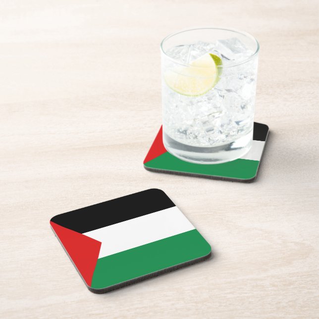 Dessous de verre du drapeau palestinien (Côté Droit)