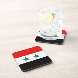 Dessous de verre du drapeau syrien