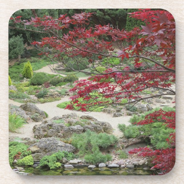 Dessous de verre du jardin d'automne (Devant)