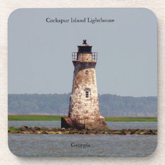 Dessous de verre du phare de Cockspur Island