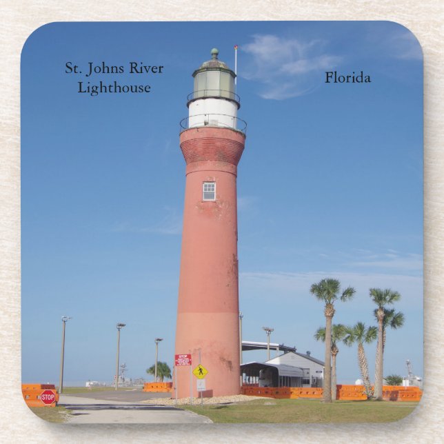 Dessous de verre du phare de la rivière St. Johns (Devant)