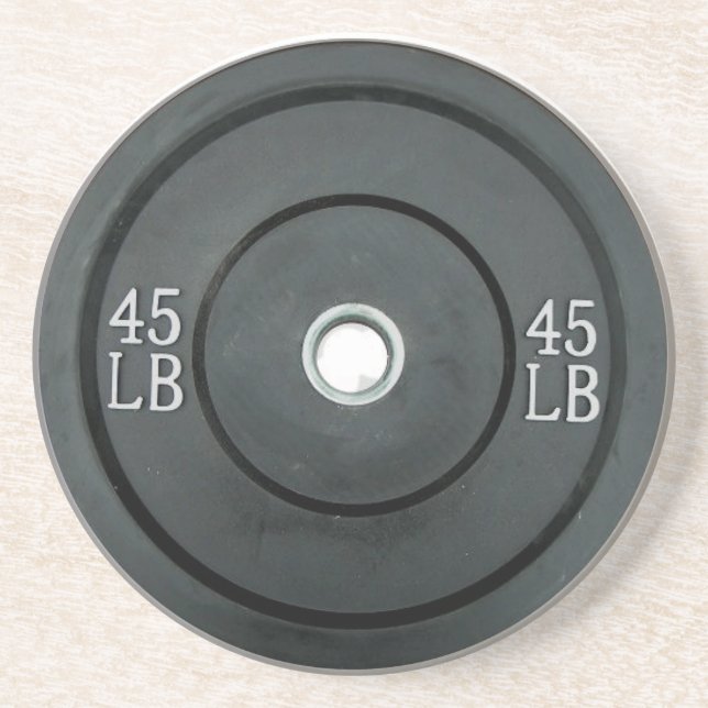 dessous de verre du plat 45lb (Devant)