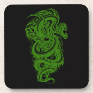 Dessous de verre du serpent vert