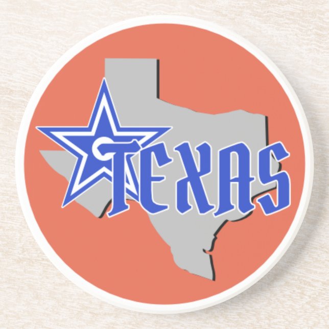 Dessous de verre du Texas (Devant)