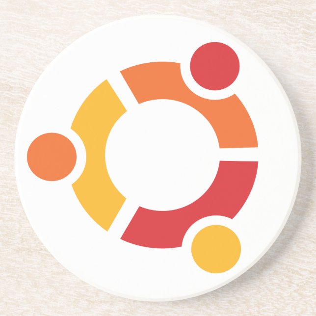 Dessous de verre d'Ubuntu (Devant)