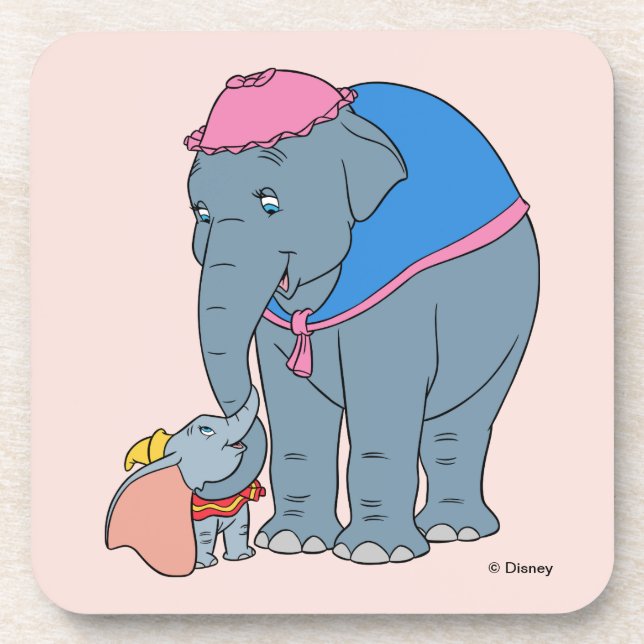 Dessous-de-verre Dumbo et sa mère (Devant)
