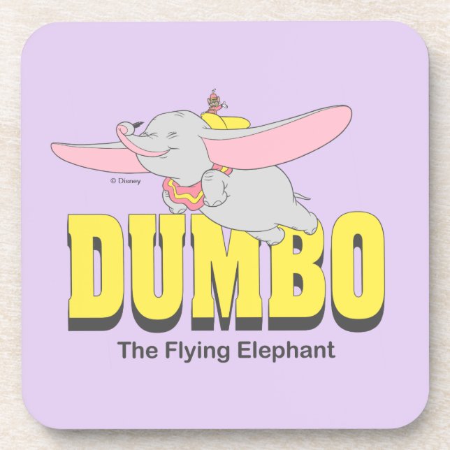 Dessous-de-verre Dumbo l'éléphant volant (Devant)