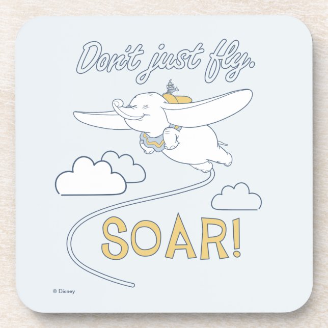 Dessous-de-verre Dumbo | Ne vole pas. SOAR (Devant)