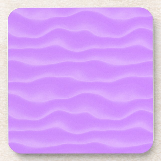 Dessous-de-verre Dunes de sable violet Abstraites (Devant)