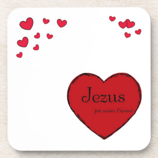 Dessous de verre durs avec dos en liège - lot de 6