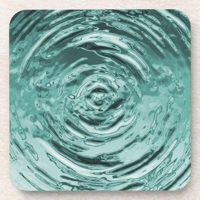 Dessous-de-verre Eau Turquoise (Devant)