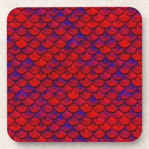 Dessous-de-verre Échelles rouge et violet