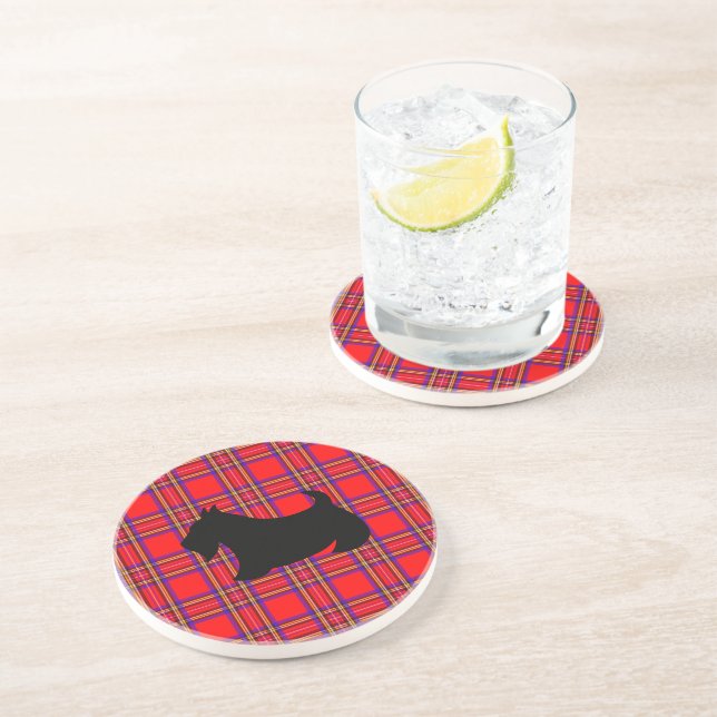 Dessous de verre écossais Terrier (Côté)
