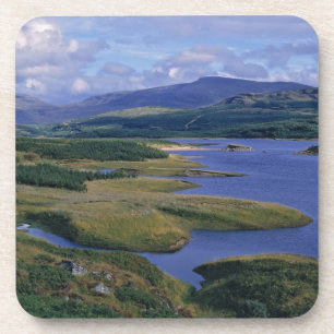 Dessous-de-verre Écosse, Highland, Wester Ross, Loch Garry. Un