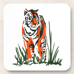 Dessous-de-verre Écran Silk Tiger