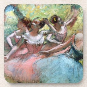 Dessous-de-verre Edgar Degas   quatre ballerines sur l'étape