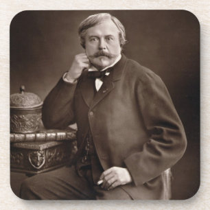 Dessous-de-verre Edmond de Goncourt (1822-96) de 'Galerie Contemp