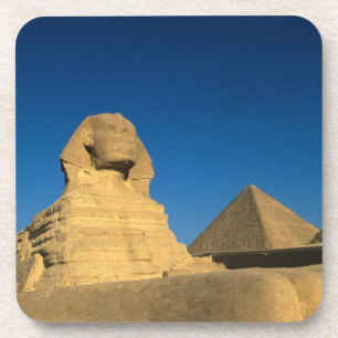 Dessous-de-verre Egypte, Giza, Le Sphinx, Le Vieux Royaume, L'Unesc