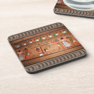 Dessous-de-verre Égypte-Hiéroglyphes Beverage Coaster