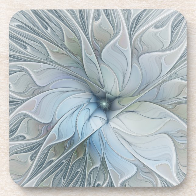 Dessous-de-verre Elegant Beauty Modern Abstract Fractal Art Flower (Devant)