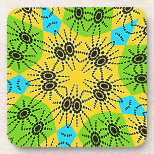 Dessous-de-verre Elégante impression vectorielle africaine Spider M