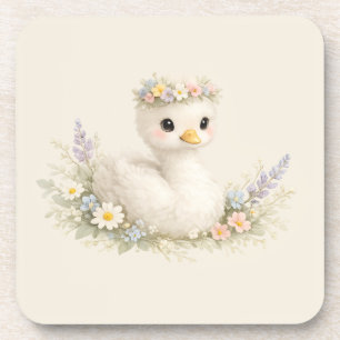 Dessous-de-verre Élégante papeterie aquarelle de fleur sauvage de b