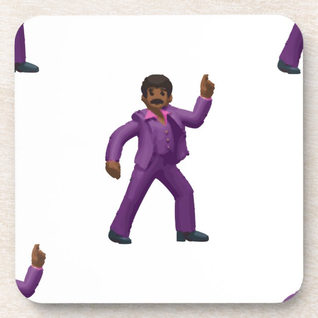 Dessous-de-verre Emoji Dancing Man (Devant)